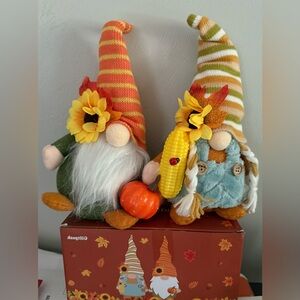 Whimsical Fall/Thanksgiving Gnome Holiday Decor Set